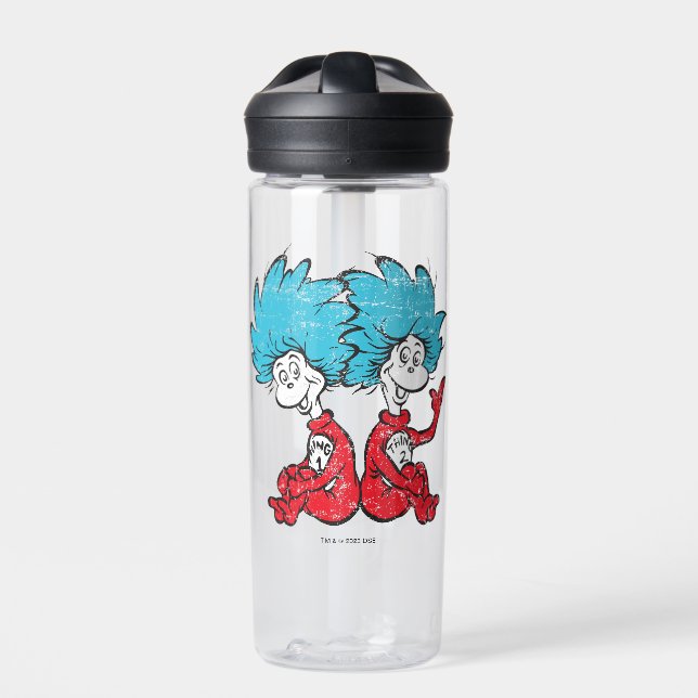 Dr. Seuss | Cat in the Hat Thing One & Thing Two Water Bottle (Front)