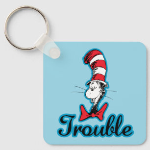 Dr. Seuss   Cat in the Hat Trouble Key Ring