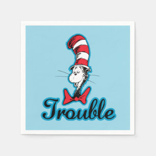 Dr. Seuss Cat in the Hat Trouble Napkin