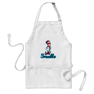 Dr. Seuss   Cat in the Hat Trouble Standard Apron