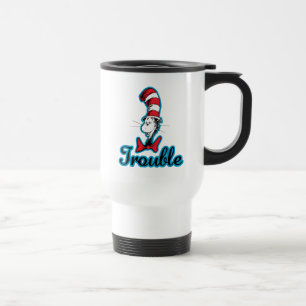 Dr. Seuss   Cat in the Hat Trouble Travel Mug