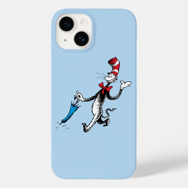 Dr. Seuss | Cat in the Hat Umbrella Walk Case-Mate iPhone Case (Back)