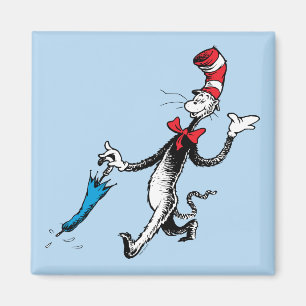 Dr. Seuss Cat in the Hat Umbrella Walk Magnet