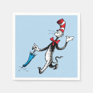Dr. Seuss Cat in the Hat Umbrella Walk Napkin