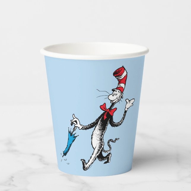 Dr. Seuss | Cat in the Hat Umbrella Walk Paper Cups (Front)