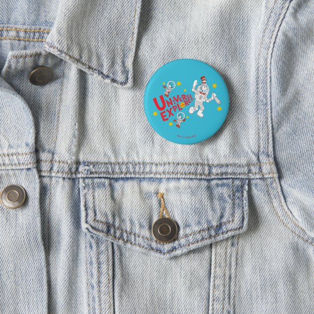 Dr. Seuss | Cat in the Hat Universe Explorer 6 Cm Round Badge (In Situ)