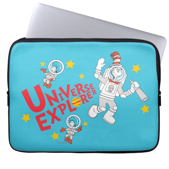 Dr. Seuss | Cat in the Hat Universe Explorer Laptop Sleeve (Front)