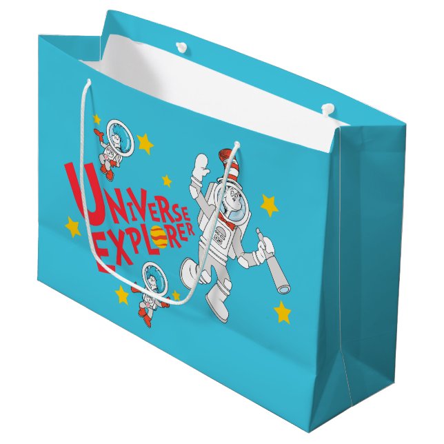 Dr. Seuss | Cat in the Hat Universe Explorer Large Gift Bag (Front Angled)