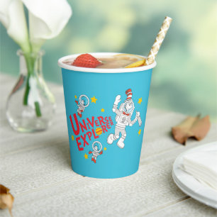 Dr. Seuss Cat in the Hat Universe Explorer Paper Cups