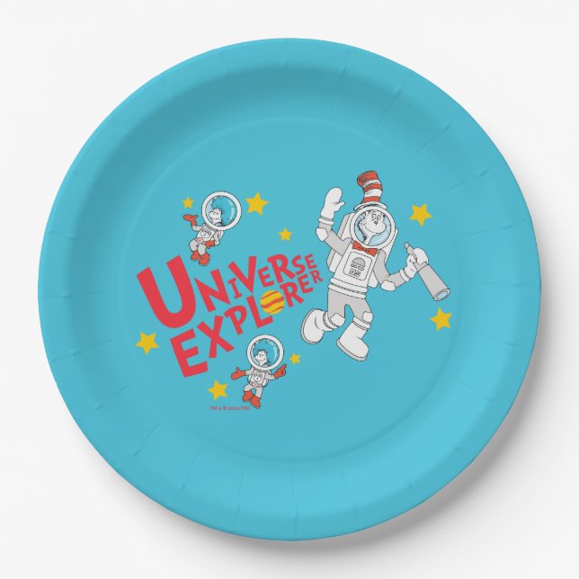Dr. Seuss | Cat in the Hat Universe Explorer Paper Plate (Front)