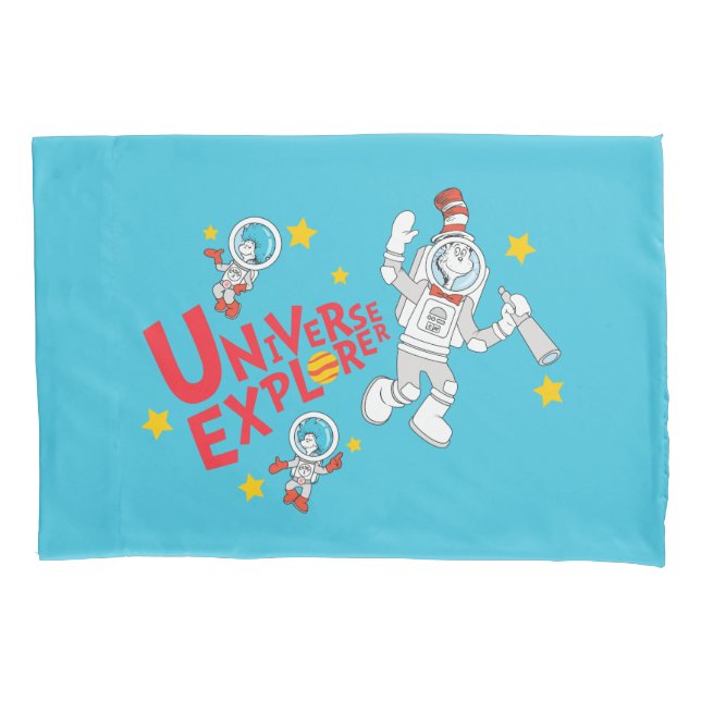 Dr. Seuss | Cat in the Hat Universe Explorer Pillowcase (Front)
