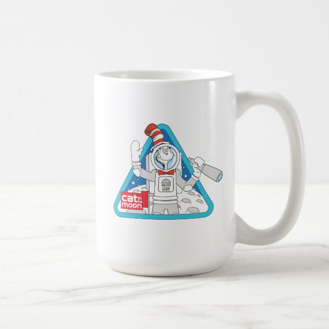 Dr. Seuss | Cat in the Moon Outer Space Graphic Coffee Mug (Right)
