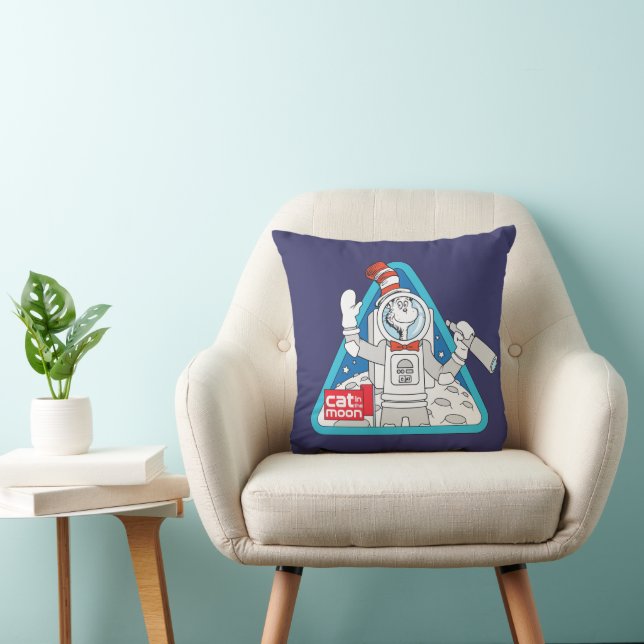 Dr. Seuss | Cat in the Moon Outer Space Graphic Cushion (Chair)