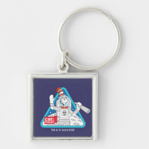 Dr. Seuss   Cat in the Moon Outer Space Graphic Key Ring