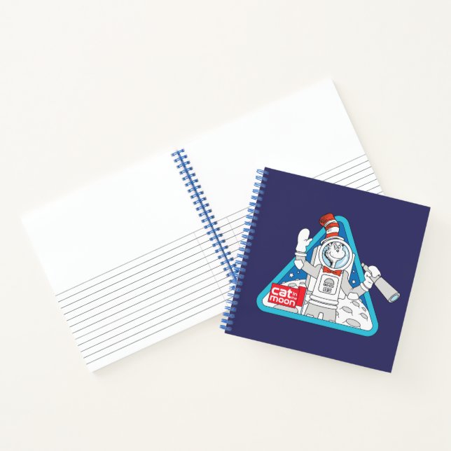 Dr. Seuss | Cat in the Moon Outer Space Graphic Notebook (Inside)