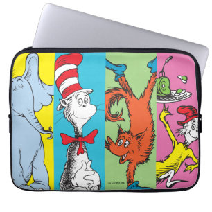 Dr. Seuss Character Slice Laptop Sleeve