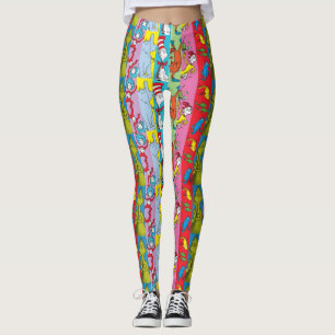 Dr. Seuss Character Slice Leggings
