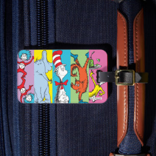 Dr. Seuss   Character Slice Luggage Tag