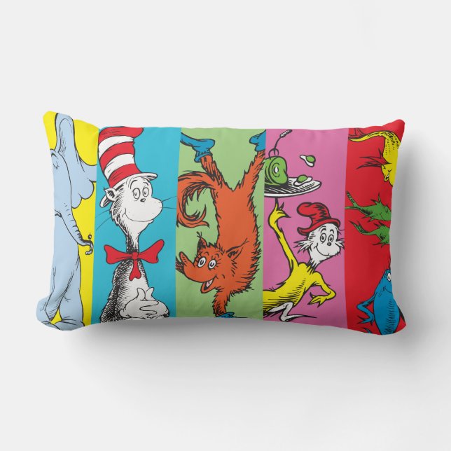 Dr. Seuss | Character Slice Lumbar Cushion (Front)