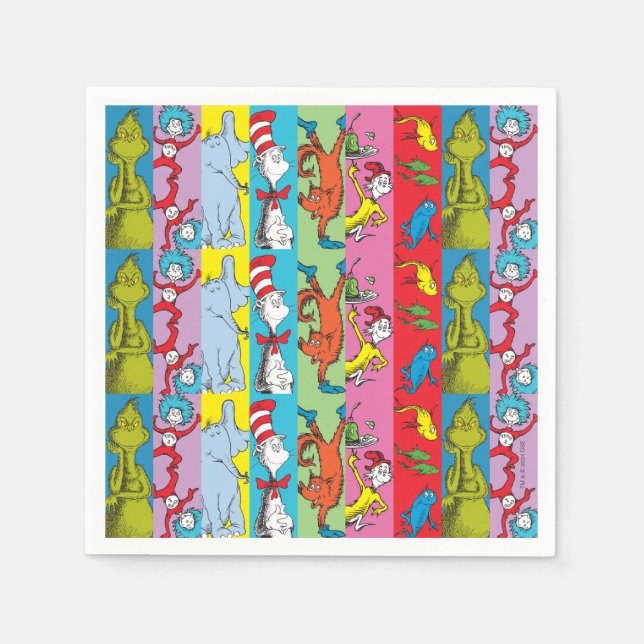 Dr. Seuss | Character Slice Napkin (Front)