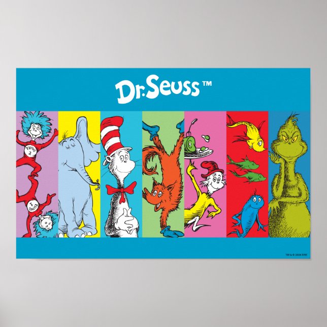 Dr. Seuss | Character Slice Poster (Front)