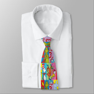 Dr. Seuss Character Slice Tie