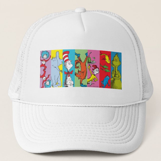 Dr. Seuss | Character Slice Trucker Hat (Front)