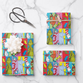 Dr. Seuss | Character Slice Wrapping Paper Sheet