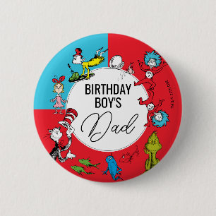 Dr. Seuss - Characters Kids Birthday 6 Cm Round Badge