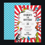 Dr. Seuss - Characters | Kids Birthday Invitation<br><div class="desc">Celebrate your child's birthday with the whimsical charm of Dr. Seuss! Our customisable Dr. Seuss Birthday Invitations feature beloved characters from his most popular books, bringing a touch of Seussian magic to your special event. From the mischievous Cat in the Hat and the imaginative Grinch to the curious Thing 1...</div>