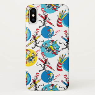 Dr. Seuss   Characters With Pencils Pattern Case-Mate iPhone Case