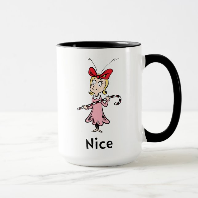 Dr. Seuss | Cindy-Lou Who is Nice Mug (Right)