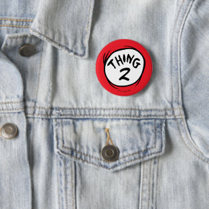 Dr. Seuss Custom Thing 1 Thing 2 6 Cm Round Badge