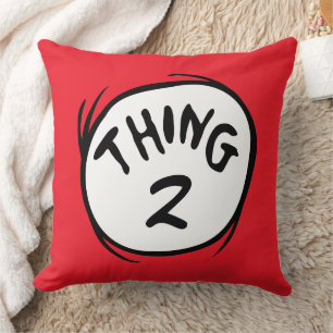 Dr. Seuss   Custom Thing One Thing Two Cushion
