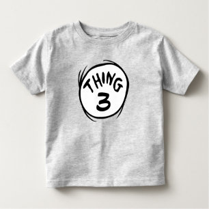 Dr. Seuss   Custom Thing One Thing Two Toddler T-Shirt