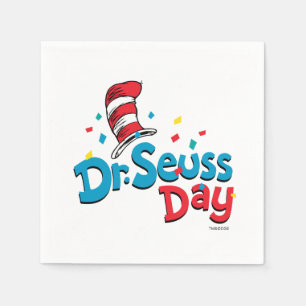 Dr. Seuss Day Confetti Napkin
