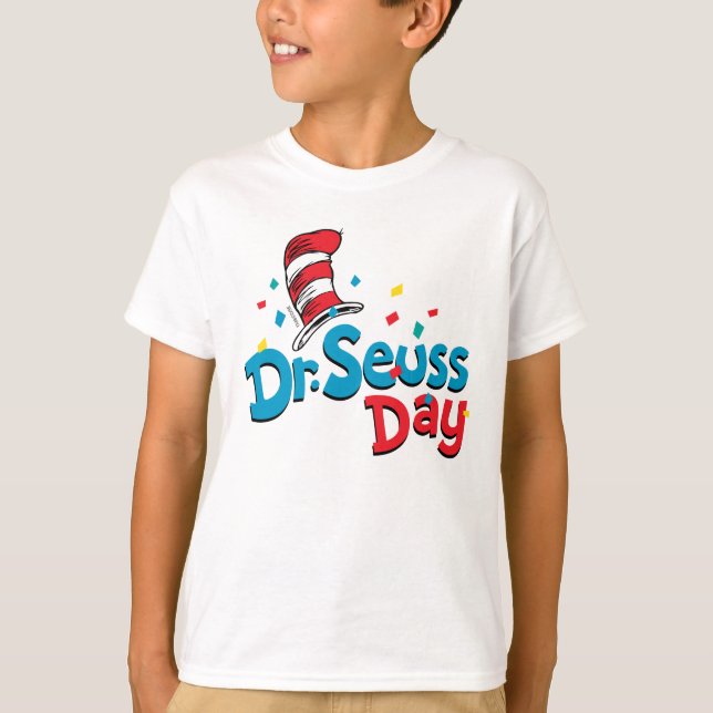 Dr. Seuss Day | Confetti T-Shirt (Front)