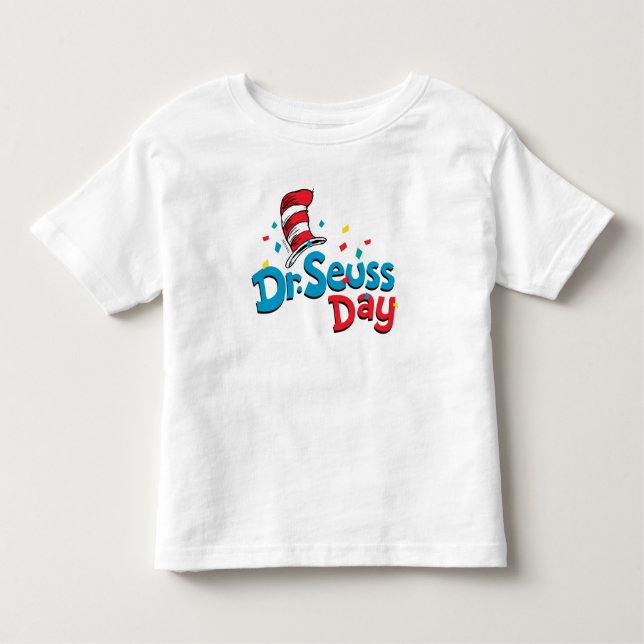 Dr. Seuss Day | Confetti Toddler T-Shirt (Front)
