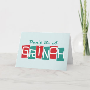 Dr. Seuss   Don't be a Grinch Holiday Card