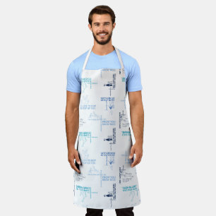 Dr. Seuss Father's Day Quote Pattern Apron