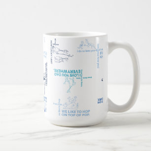 Dr. Seuss   Father's Day Quote Pattern Coffee Mug