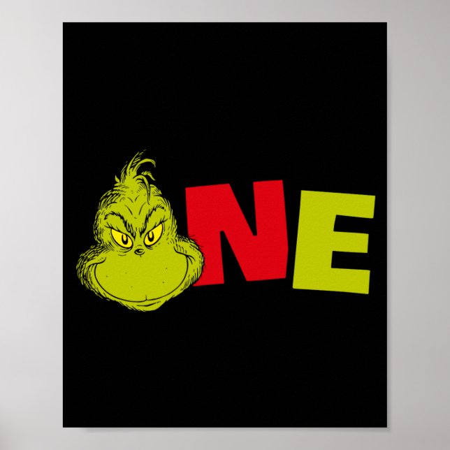Dr Seuss First Birthday One Baby  Poster (Front)