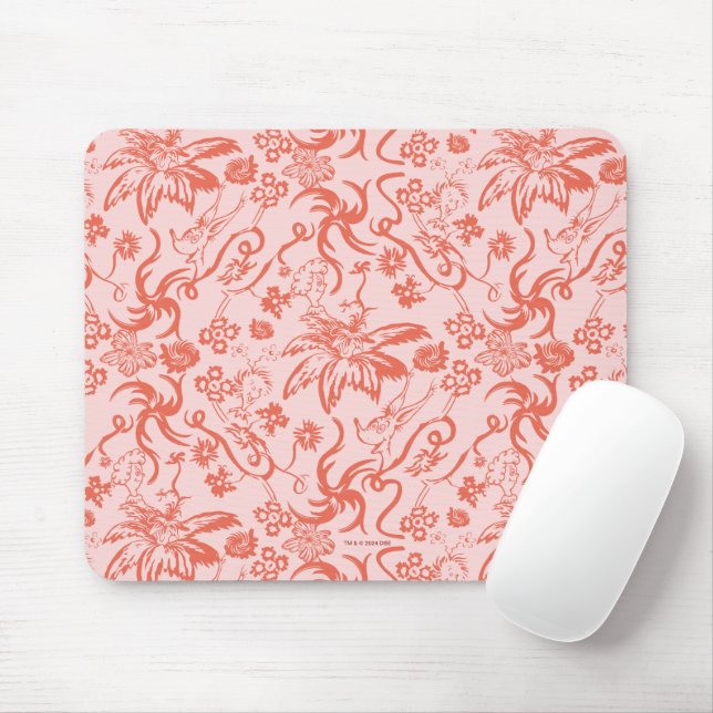 Dr. Seuss | Floral Mother's Day Pattern Mouse Pad (With Mouse)