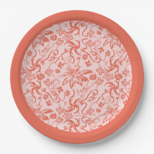 Dr. Seuss Floral Mother's Day Pattern Paper Plate