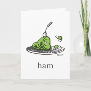 Dr. Seuss Green Eggs and Ham Card