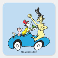 Dr. Seuss Green Eggs and Ham Characters in Car