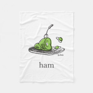 Dr. Seuss Green Eggs and Ham Fleece Blanket