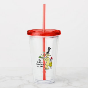 Dr. Seuss Green Eggs and Ham Friend & Sam-I-Am Acrylic Tumbler