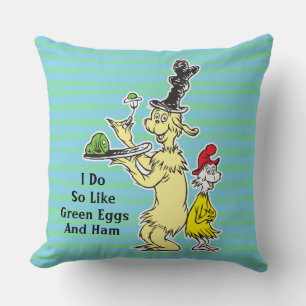 Dr. Seuss Green Eggs and Ham Friend & Sam-I-Am Cushion
