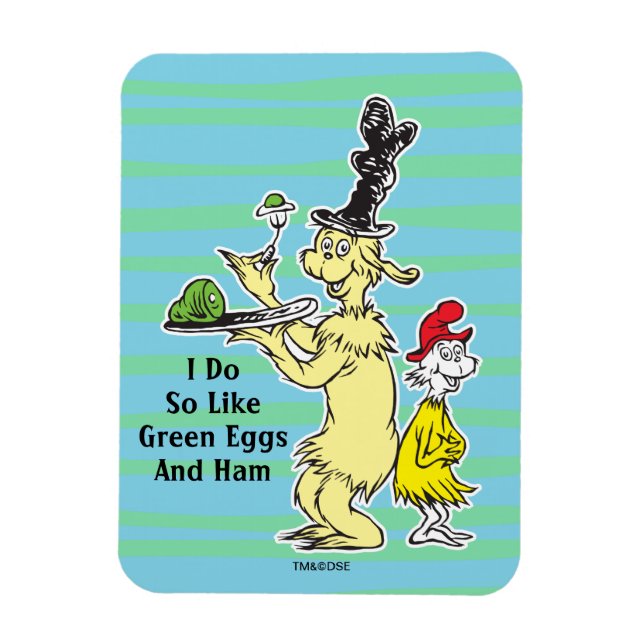 Dr. Seuss | Green Eggs and Ham | Friend & Sam-I-Am Magnet (Vertical)